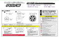 AOSHIMA Tuned Parts 1/24 Volk Racing Te37 16Inch Tire & Wheel Set- Japan Figure Store - #1 Bring To You The Best Japanese Goods