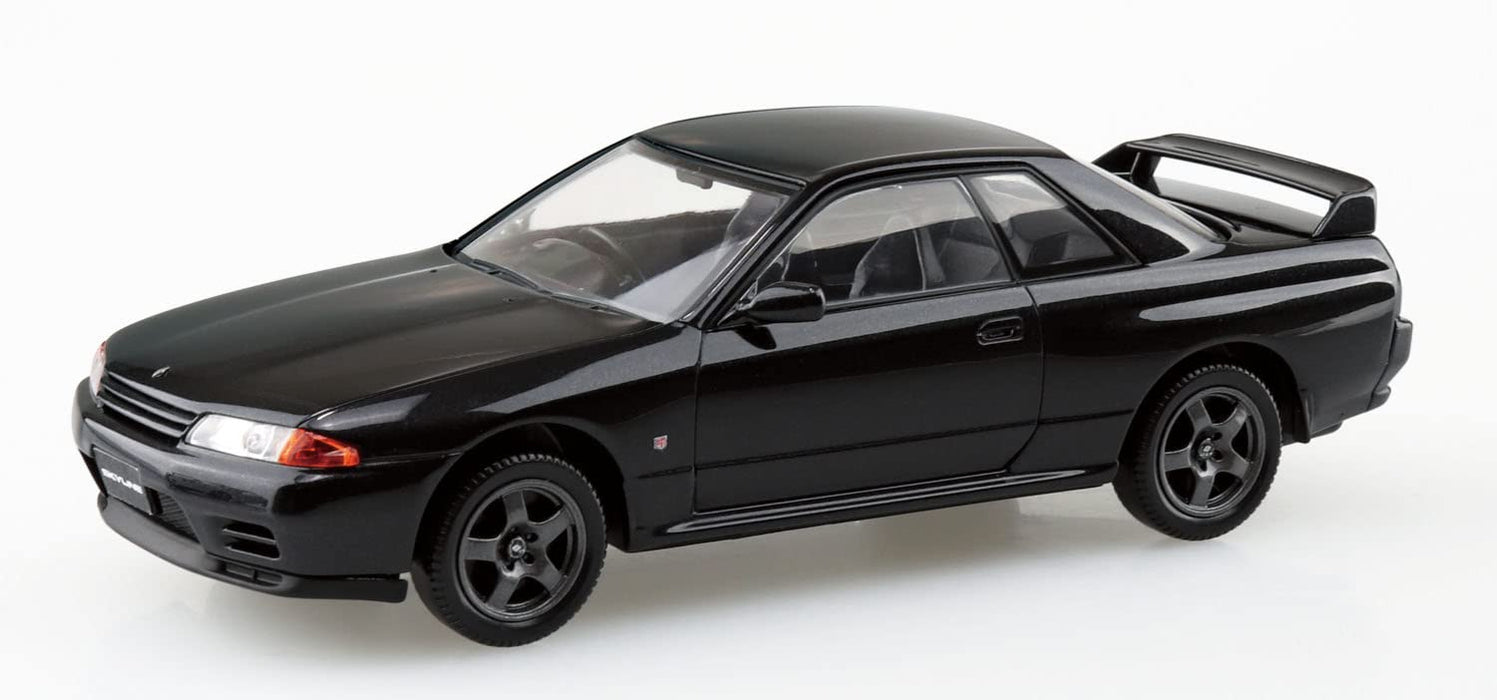 AOSHIMA The Snap Kit No.14-C 1/32 Nissan R32 Skyline Gt-R Black Pearl Metallic Plastic Model- Japan Figure Store - #1 Bring To You The Best Japanese Goods
