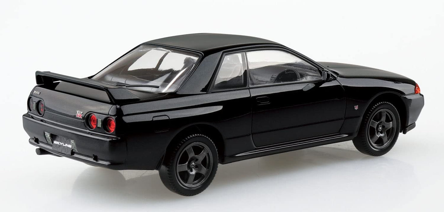 AOSHIMA The Snap Kit No.14-C 1/32 Nissan R32 Skyline Gt-R Black Pearl Metallic Plastic Model- Japan Figure Store - #1 Bring To You The Best Japanese Goods