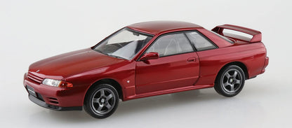 AOSHIMA The Snap Kit No.14-E 1/32 Nissan R32 Skyline Gt-R Red Pearl Plastic Model- Japan Figure Store - #1 Bring To You The Best Japanese Goods