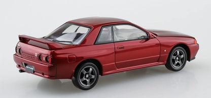 AOSHIMA The Snap Kit No.14-E 1/32 Nissan R32 Skyline Gt-R Red Pearl Plastic Model- Japan Figure Store - #1 Bring To You The Best Japanese Goods