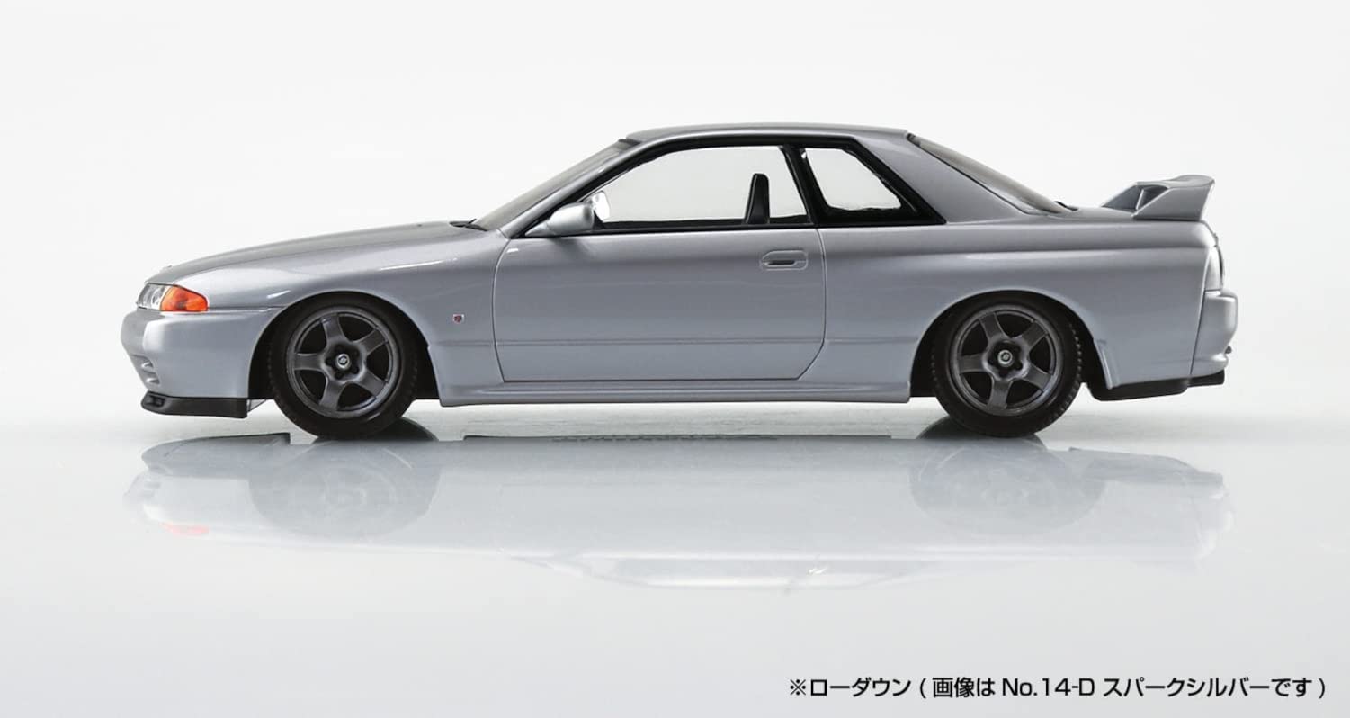 AOSHIMA The Snap Kit No.14-E 1/32 Nissan R32 Skyline Gt-R Red Pearl Plastic Model- Japan Figure Store - #1 Bring To You The Best Japanese Goods