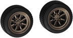 AOSHIMA - The Snap Kit 1/32 Nissan S30 Fairlady Z Custom Wheel - Safari Brown Plastic Model- Japan Figure Store - #1 Bring To You The Best Japanese Goods