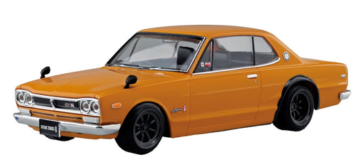 AOSHIMA - The Snap Kit 1/32 Nissan Skyline 2000Gt-R Custom Wheel - Safari Brown Plastic Model- Japan Figure Store - #1 Bring To You The Best Japanese Goods