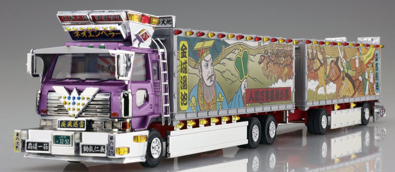 AOSHIMA Decoration Truck 1/64 Mini Deco Next No.8 Neo Emperor Plastic Model- Japan Figure Store - #1 Bring To You The Best Japanese Goods