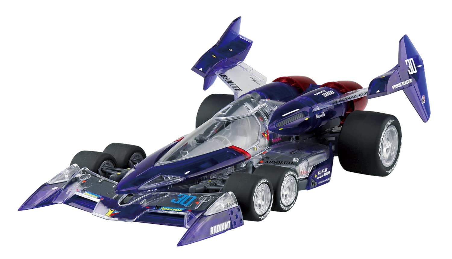 AOSHIMA 1/24 Cyber Formula Super-Asurada 01 Transparent Ver. Plastic Model- Japan Figure Store - #1 Bring To You The Best Japanese Goods