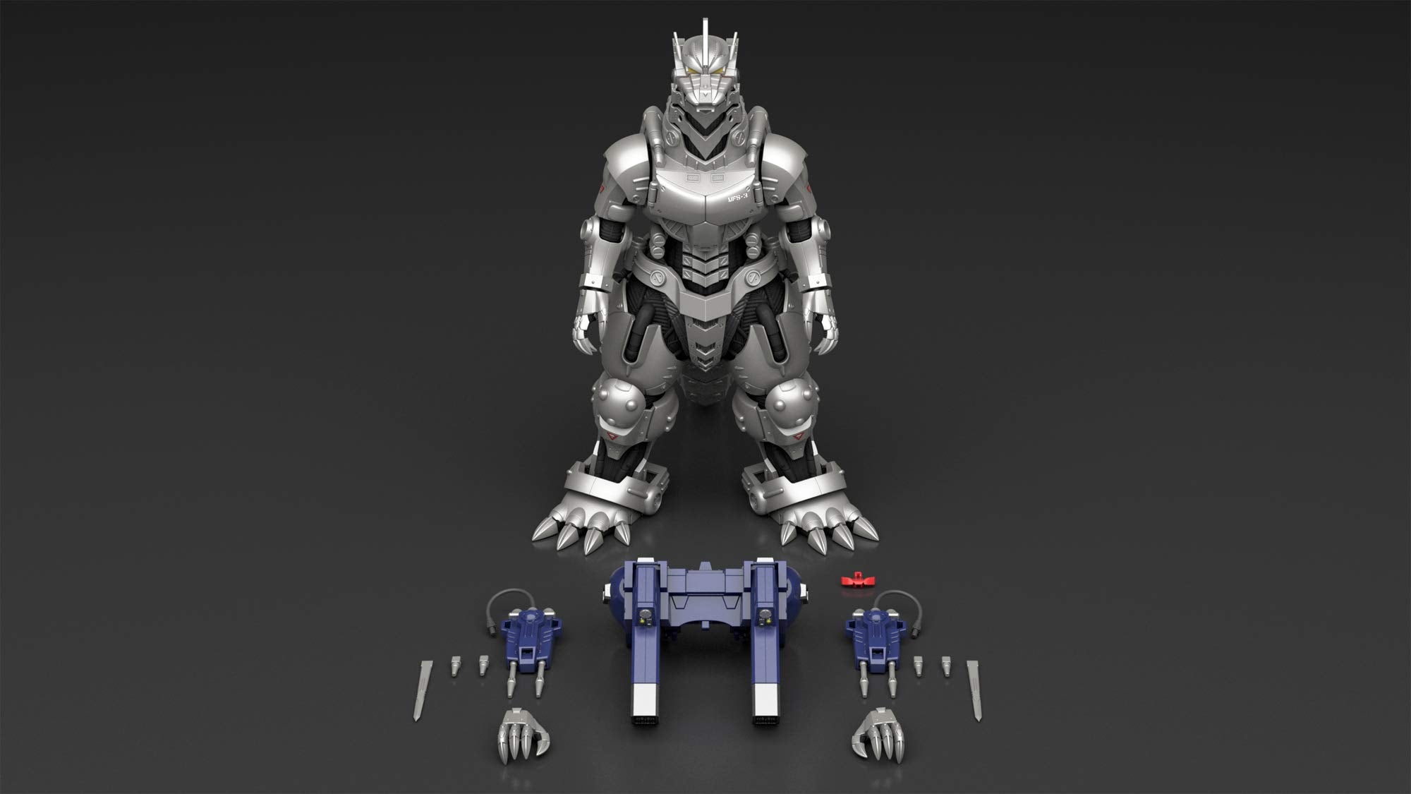 Qingdao Bunka Kyozaisha Godzilla X Mechagodzilla Mfs-3 Type 3 Machine Dragon Height Approx. 24 Cm Color-Coded Plastic Model Go-01- Japan Figure Store - #1 Bring To You The Best Japanese Goods