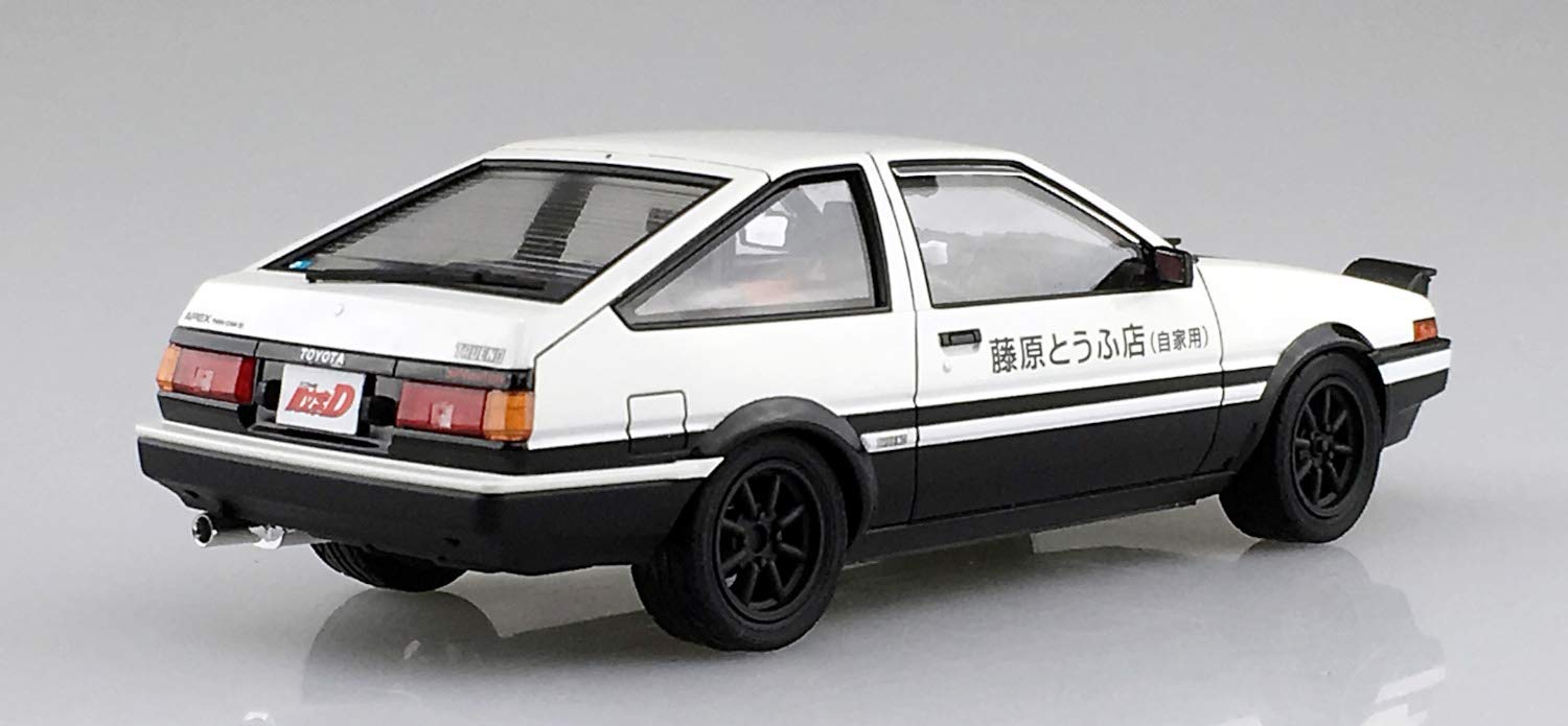 AOSHIMA Initial D 1/24 Takumi Fujiwara Ae86 Trueno Project D Version Plastic Model- Japan Figure Store - #1 Bring To You The Best Japanese Goods