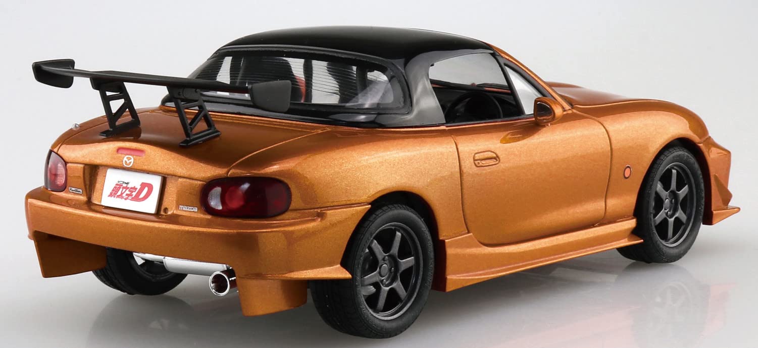 AOSHIMA Initial D 1/24 Omiya Satoshi Nb8C Roadster Plastic Model- Japan Figure Store - #1 Bring To You The Best Japanese Goods