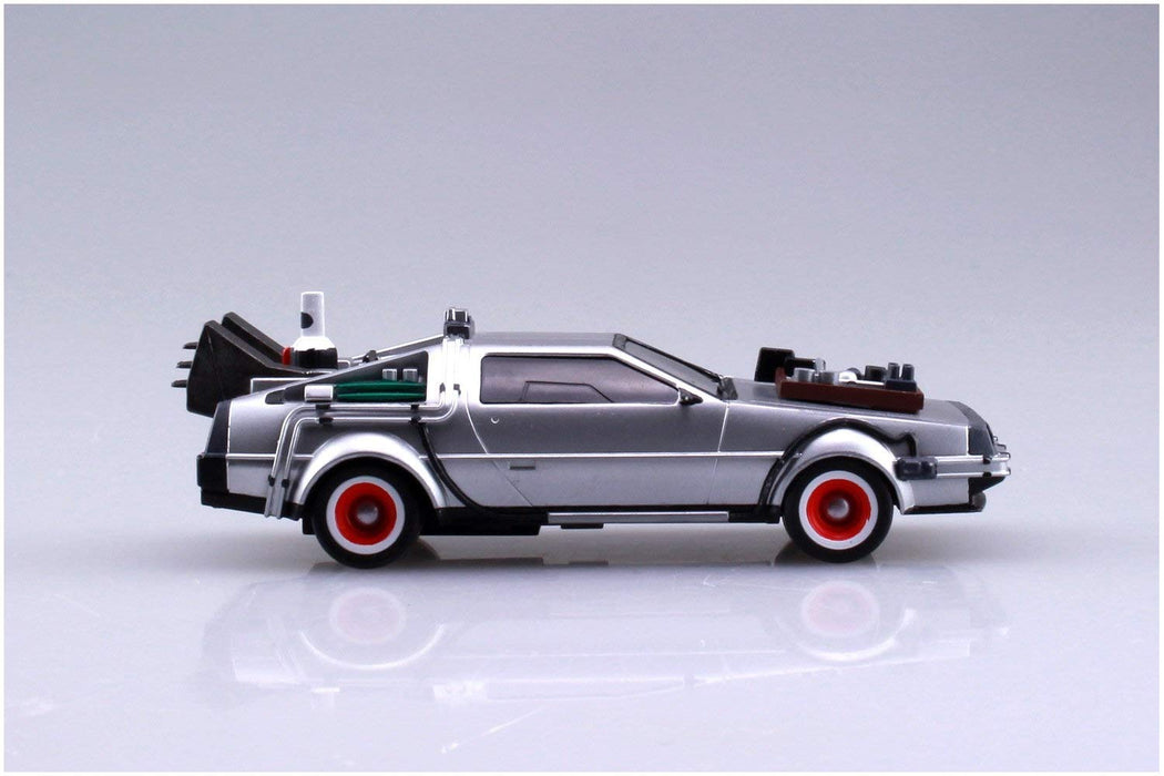AOSHIMA Back To The Future 1/43 Pull Back Delorean Part Iii & Railroad Plastic Model- Japan Figure Store - #1 Bring To You The Best Japanese Goods