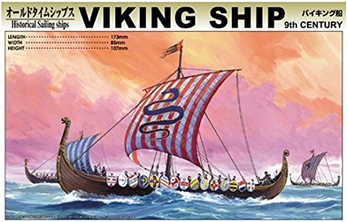 AOSHIMA 43172 Historical Sailing Ships Viking Ship Non-Scale Kit- Japan Figure Store - #1 Bring To You The Best Japanese Goods