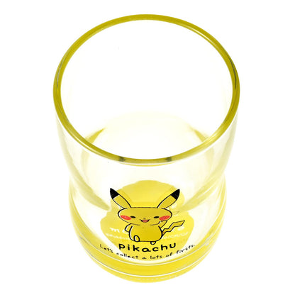 Pokémon Monpoke Pikachu Glass Glass Tumbler Cup Height Approx. 9Cm Nakayoshi Glass Yellow Yellow Made In Japan 050150- Japan Figure Store - #1 Bring To You The Best Japanese Goods