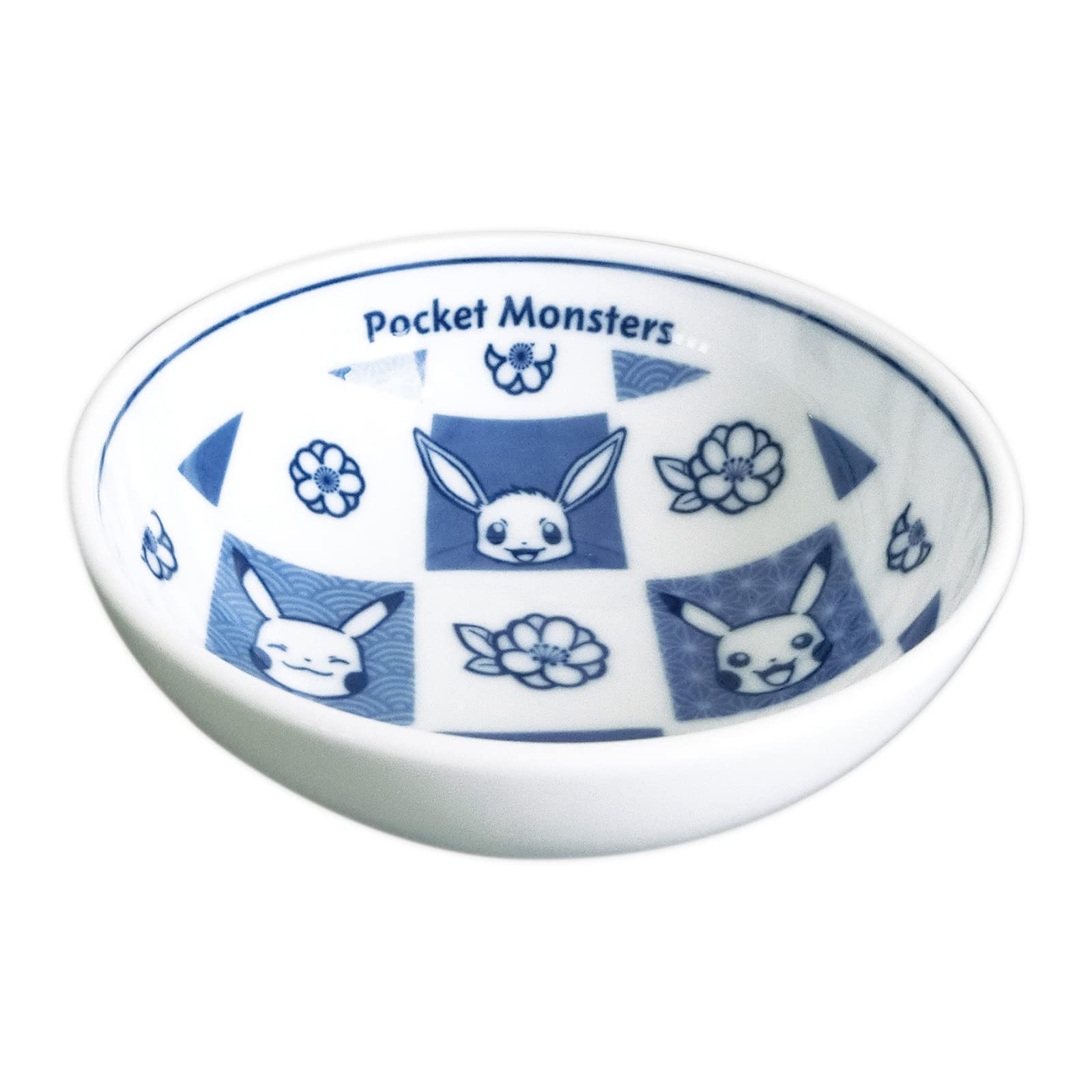 Pokemon Center Chiyogami Designed Small Bowl Pikachu/Eevee- Japan Figure Store - #1 Bring To You The Best Japanese Goods