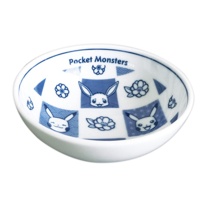 Pokemon Center Chiyogami Designed Small Bowl Pikachu/Eevee- Japan Figure Store - #1 Bring To You The Best Japanese Goods