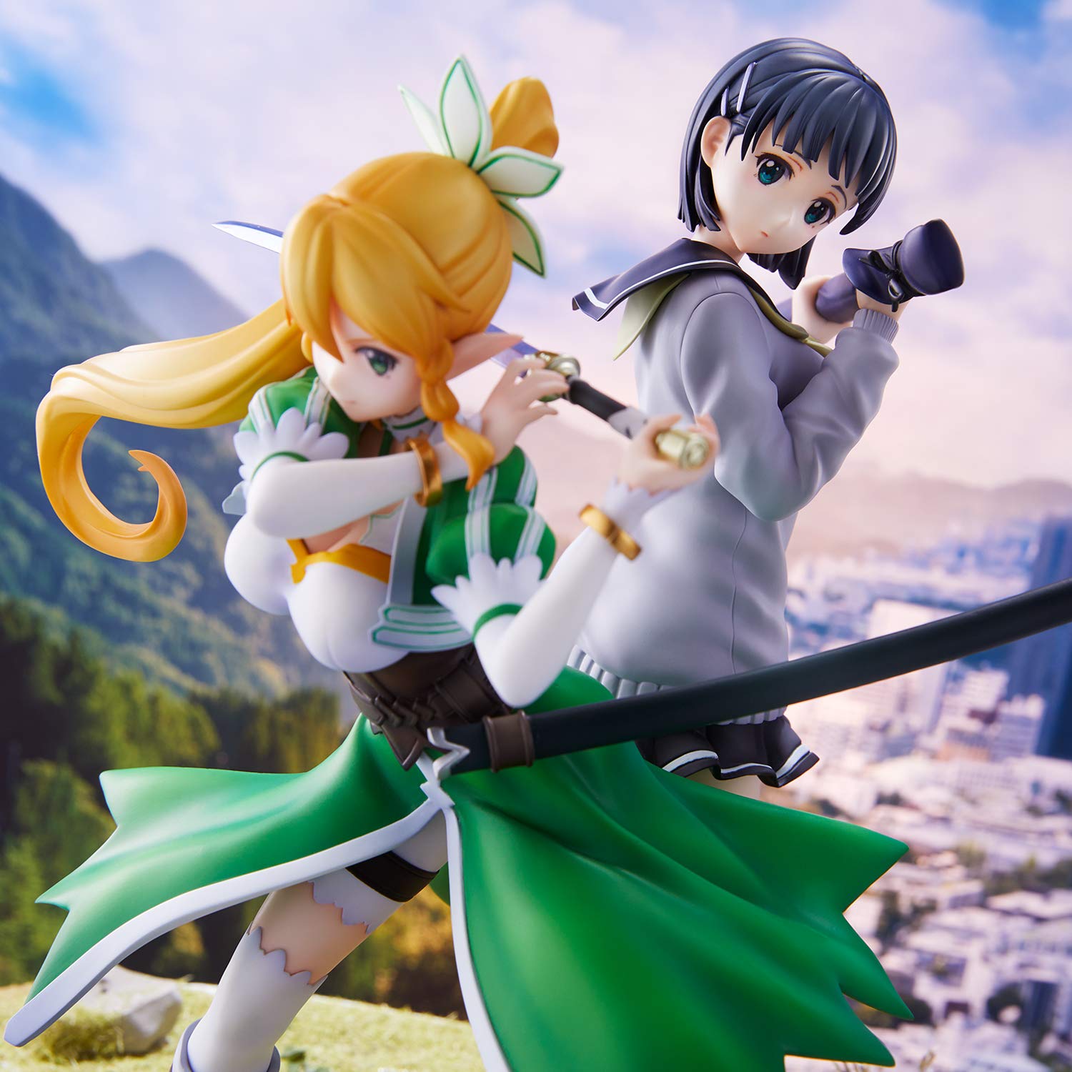 Sword Art Online Leafa Suguha Kirigaya 2 Body Set Non-Scale Pvc Abs Painted Finished Figure- Japan Figure Store - #1 Bring To You The Best Japanese Goods