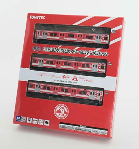 Railway Collection Fuji Kyuko Series 6000 'matterhorn' Three Car Set 3-car Set- Japan Figure Store - #1 Bring To You The Best Japanese Goods