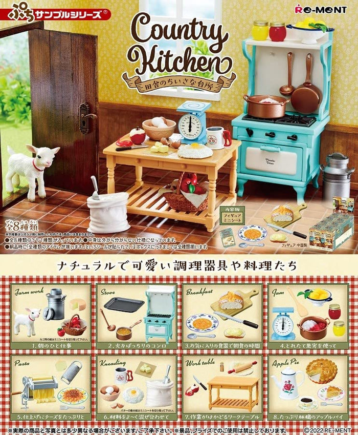 RE-MENT Petit Sample Small Kitchen In Country Side 8Pcs Complete Box- Japan Figure Store - #1 Bring To You The Best Japanese Goods