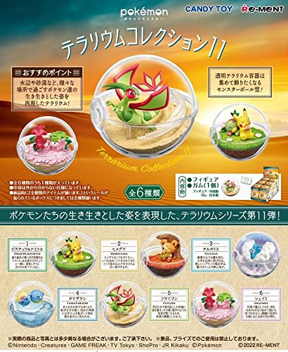 RE-MENT Pokemon Terrarium Collection Vol. 11 6 Pcs Box- Japan Figure Store - #1 Bring To You The Best Japanese Goods