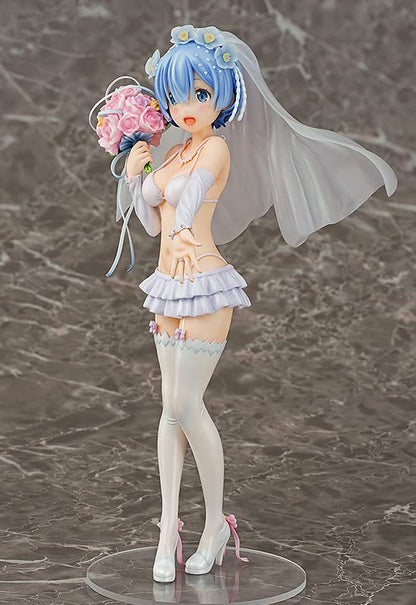 Rem Wedding Ver. Re: Life In A Different World From Zero Pre-Painted Plastic Figure 1/7 Scale Resale- Japan Figure Store - #1 Bring To You The Best Japanese Goods