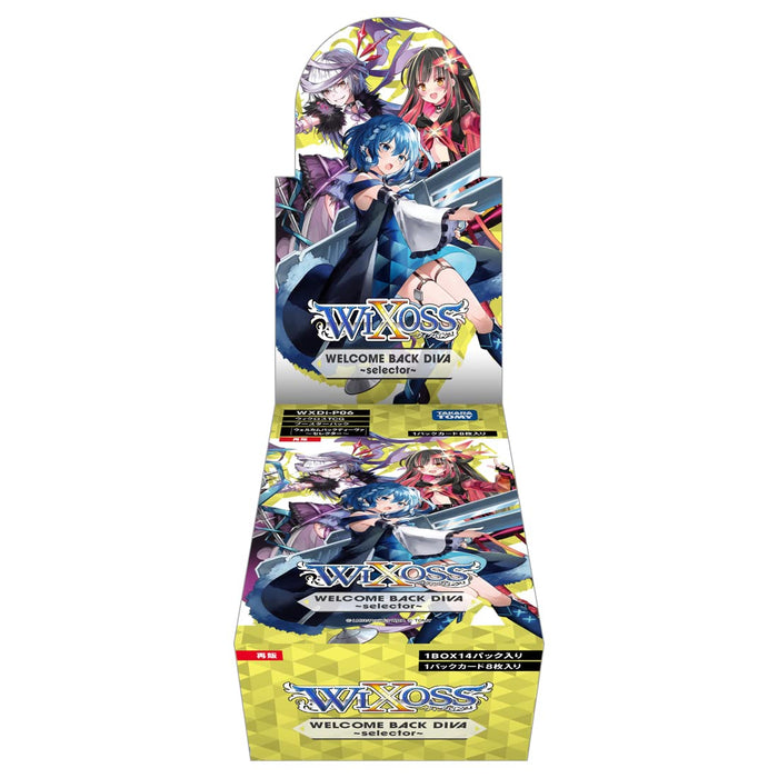 Takara Tomy Wixoss Tcg Wxdi-P06 Booster Box Welcome Back Diva Selector Trading Cards- Japan Figure Store - #1 Bring To You The Best Japanese Goods