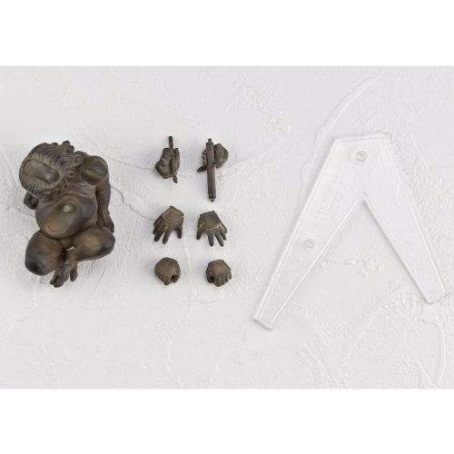 Revoltech Takeya Buddhist Statue Collection No.002ex Komokuten Wood Tone Figure- Japan Figure Store - #1 Bring To You The Best Japanese Goods