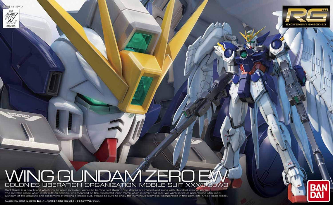 BANDAI Rg-17 Gundam Wing Gundam Zero Ew 1/144 Scale Kit- Japan Figure Store - #1 Bring To You The Best Japanese Goods