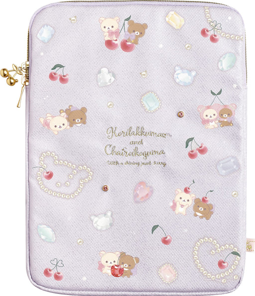 San-X Rilakkuma Korikogu Cherry Jewel Tablet Case Ca29601- Japan Figure Store - #1 Bring To You The Best Japanese Goods