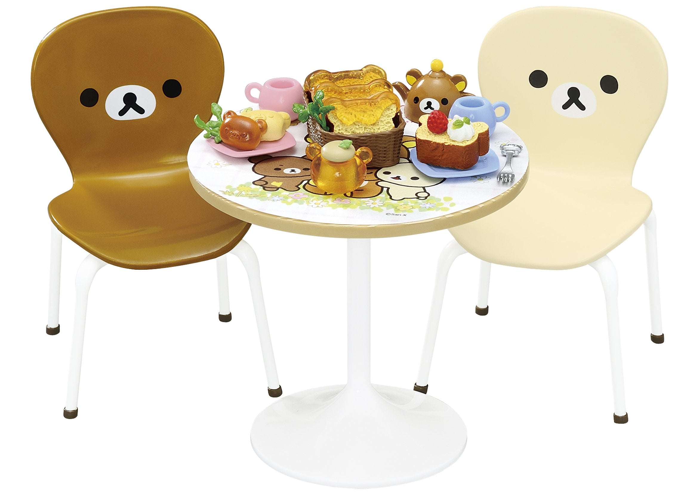RE-MENT 171142 Rilakkuma Natural Cafe Table Set- Japan Figure Store - #1 Bring To You The Best Japanese Goods