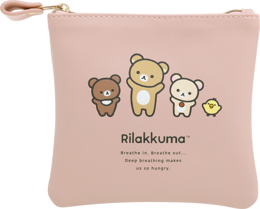 San-X Rilakkuma Basic Vol.2 Flat Pouch - New Collection CA40401- Japan Figure Store - #1 Bring To You The Best Japanese Goods