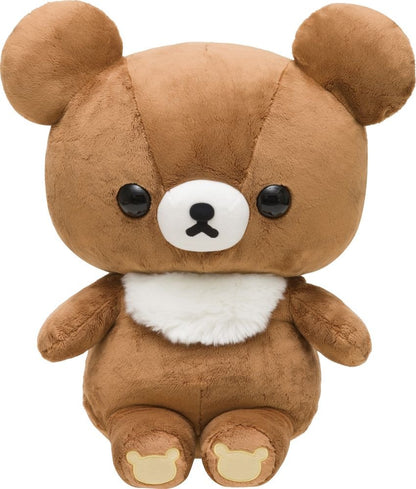SAN-X Plush Doll Rilakkuma Chairokoguma Brown Small Bear Size L Tjn- Japan Figure Store - #1 Bring To You The Best Japanese Goods