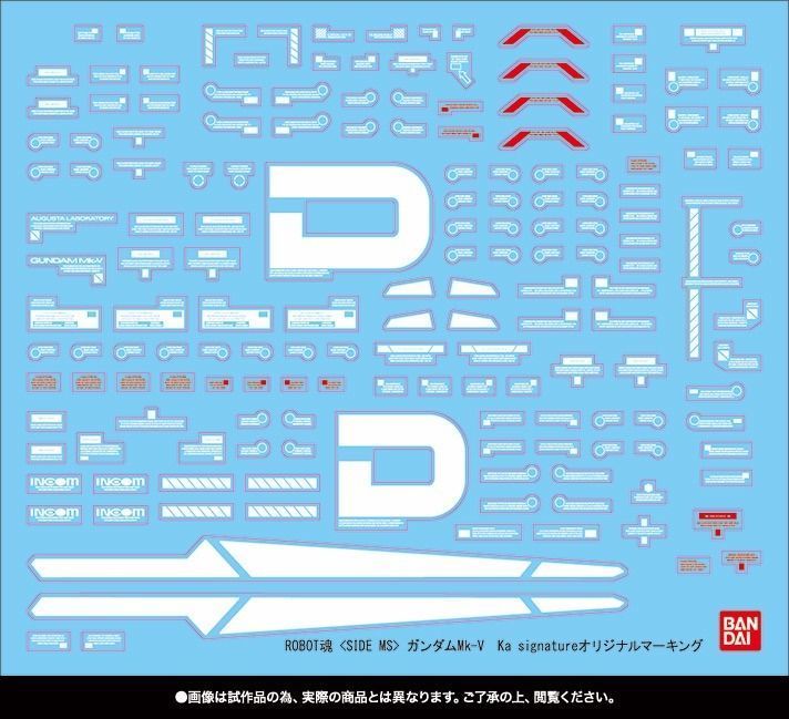 Robot Spirits Ka Signature Side Ms Gundam Mk-v Action Figure Bandai- Japan Figure Store - #1 Bring To You The Best Japanese Goods