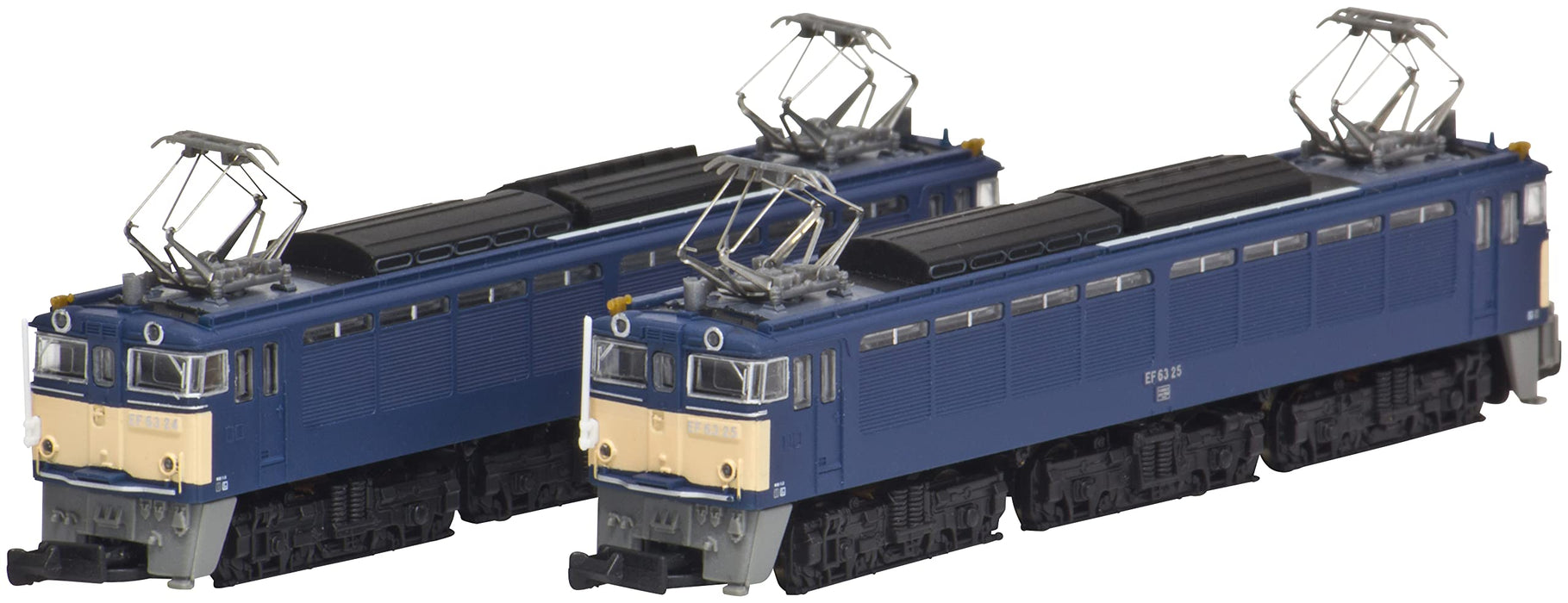 Rokuhan Z Gauge Ef63 Tertiary Type Japan Blue Double Set T038-3 Model Train Loco- Japan Figure Store - #1 Bring To You The Best Japanese Goods