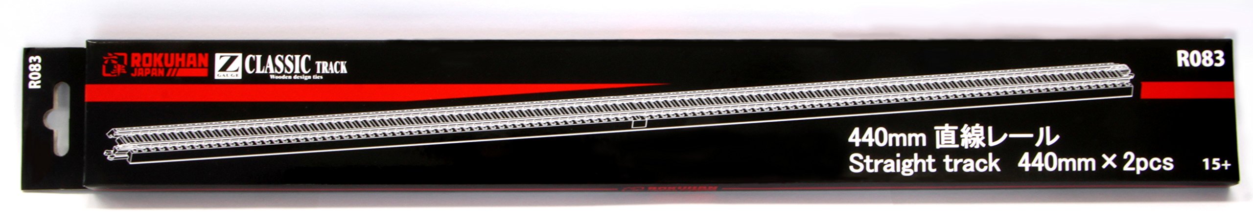 Rokuhan Z Gauge R083 440mm Straight Rail 2pc- Japan Figure Store - #1 Bring To You The Best Japanese Goods