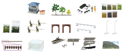 Rokuhan Z Gauge Mini Layout Set Tunnel Scene Set 2 - Japan Model Railroad Supplies- Japan Figure Store - #1 Bring To You The Best Japanese Goods