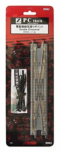 Rokuhan Z Scale Pc Track Electric Double Crossover Track 220mm- Japan Figure Store - #1 Bring To You The Best Japanese Goods