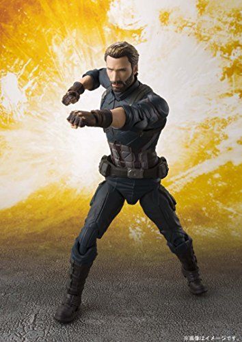 S.h.figuarts Avengers Infinity War Captain America Action Figure Bandai- Japan Figure Store - #1 Bring To You The Best Japanese Goods