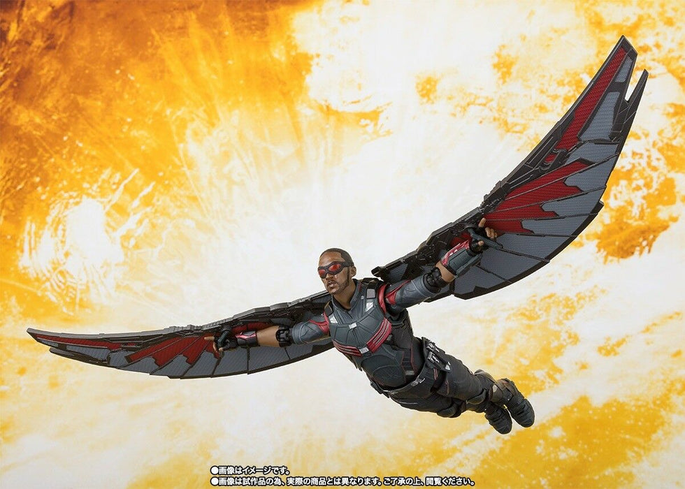 S.h.figuarts Avengers Infinity War Falcon Action Figure Bandai- Japan Figure Store - #1 Bring To You The Best Japanese Goods