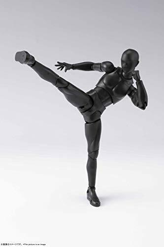 S.h.figuarts Body-kun Dx Set 2 Solid Black Color Ver. Figure- Japan Figure Store - #1 Bring To You The Best Japanese Goods