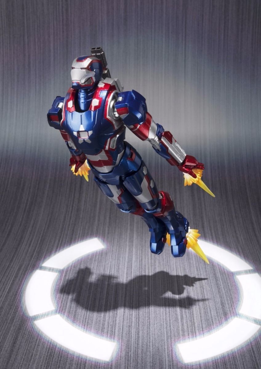 S.h.figuarts Iron Man Iron Patriot Action Figure Bandai Tamashii Nations- Japan Figure Store - #1 Bring To You The Best Japanese Goods