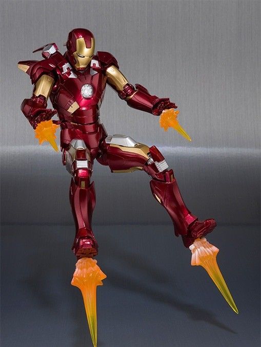 S.h.figuarts Marvel Avengers Iron Man Mark 7 Action Figure Bandai - Japan Figure