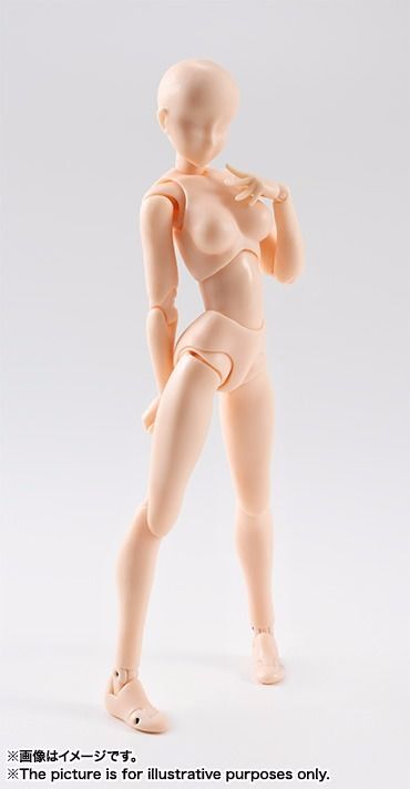S.h.figuarts Body Chan Female Dx Set Pale Orange Color Ver Figure Bandai- Japan Figure Store - #1 Bring To You The Best Japanese Goods