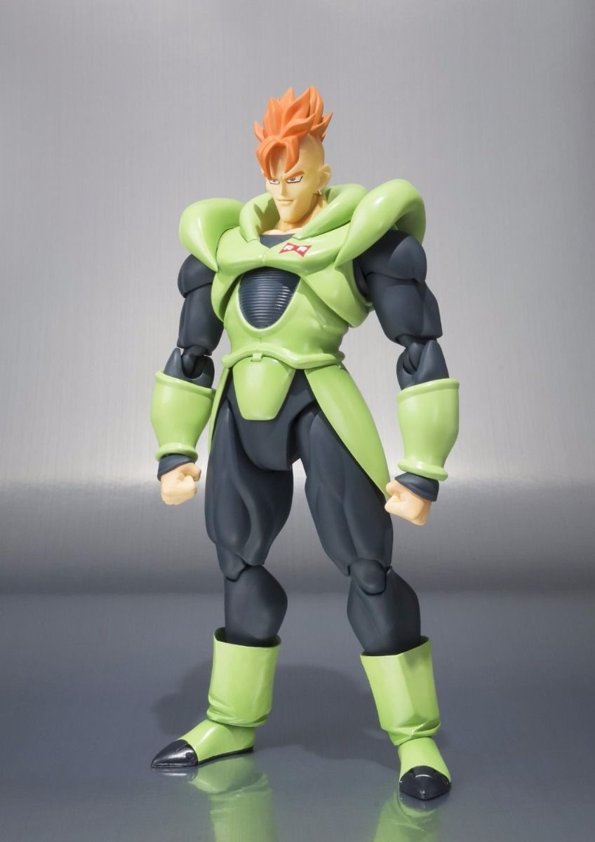 S.h.figuarts Dragon Ball Z Android No.16 Action Figure Bandai Tamashii Nations- Japan Figure Store - #1 Bring To You The Best Japanese Goods