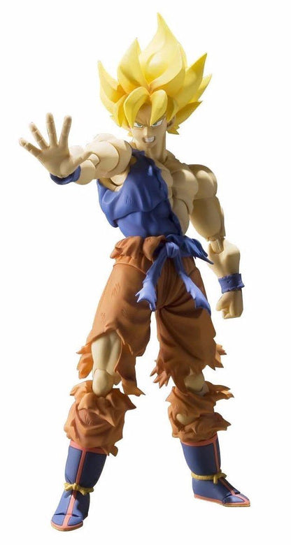 S.h.figuarts Dragon Ball Z Super Saiyan Son Gokou Awakening Ver Bandai Japan- Japan Figure Store - #1 Bring To You The Best Japanese Goods