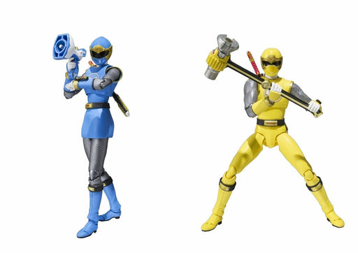 S.h.figuarts Ninpuu Sentai Hurricaneger Hurricane Yellow & Blue Set Bandai Japan- Japan Figure Store - #1 Bring To You The Best Japanese Goods