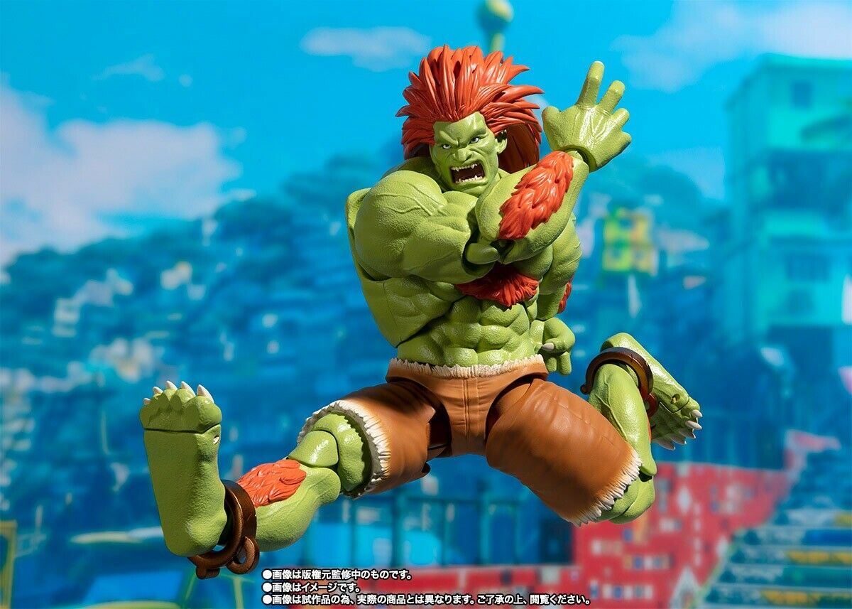 S.h.figuarts Street Fighter V Blanka Action Figure Premium Bandai- Japan Figure Store - #1 Bring To You The Best Japanese Goods