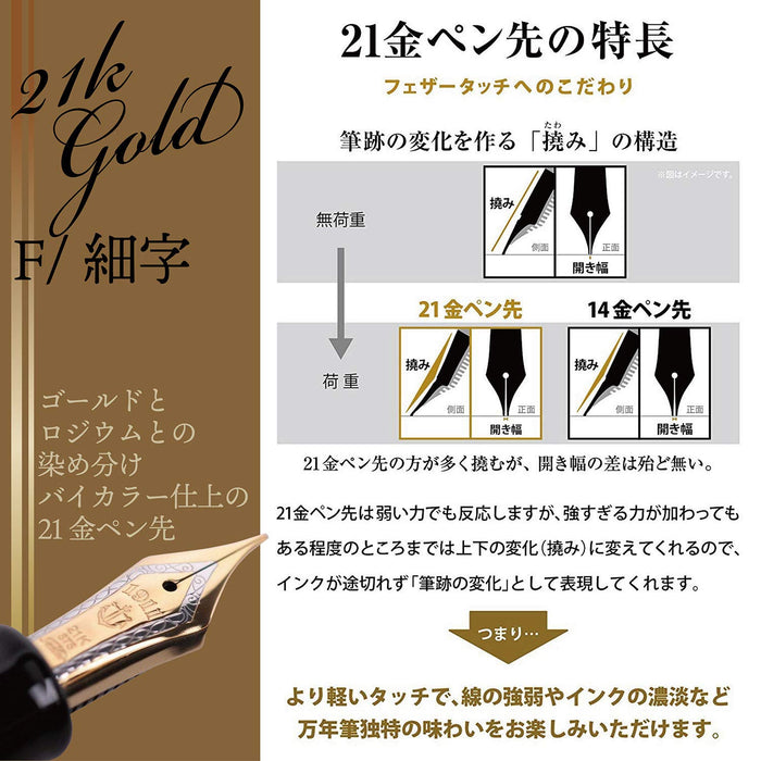 SAILOR Professional Gear Realo Fountain Pen Black F 11-3926-220- Japan Figure Store - #1 Bring To You The Best Japanese Goods