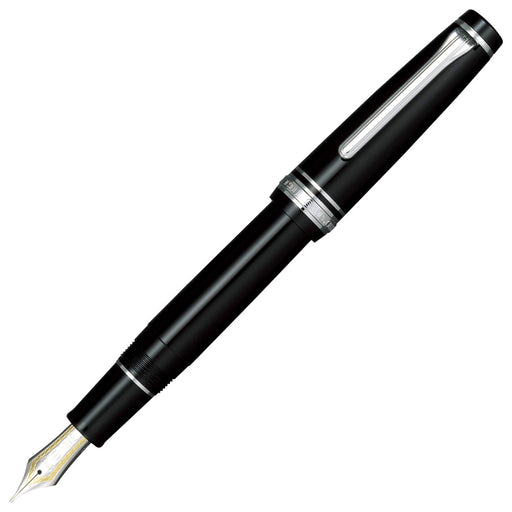 SAILOR Professional Gear Silver Fountain Pen Black M 11-2037-420- Japan Figure Store - #1 Bring To You The Best Japanese Goods