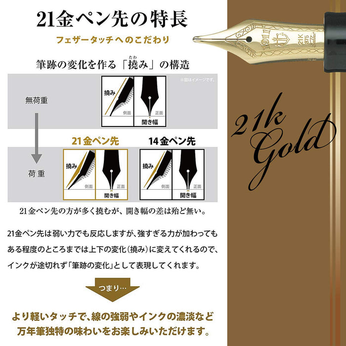SAILOR Profit Standard 1911 S 21K Fountain Pen Black F 11-1521-220- Japan Figure Store - #1 Bring To You The Best Japanese Goods