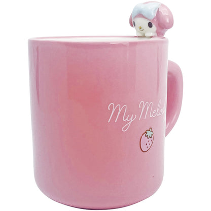 Sun Art Sanrio My Melody Mug Cup W/ Figure Nokkari 260Ml Gift San4211-3 Japan- Japan Figure Store - #1 Bring To You The Best Japanese Goods