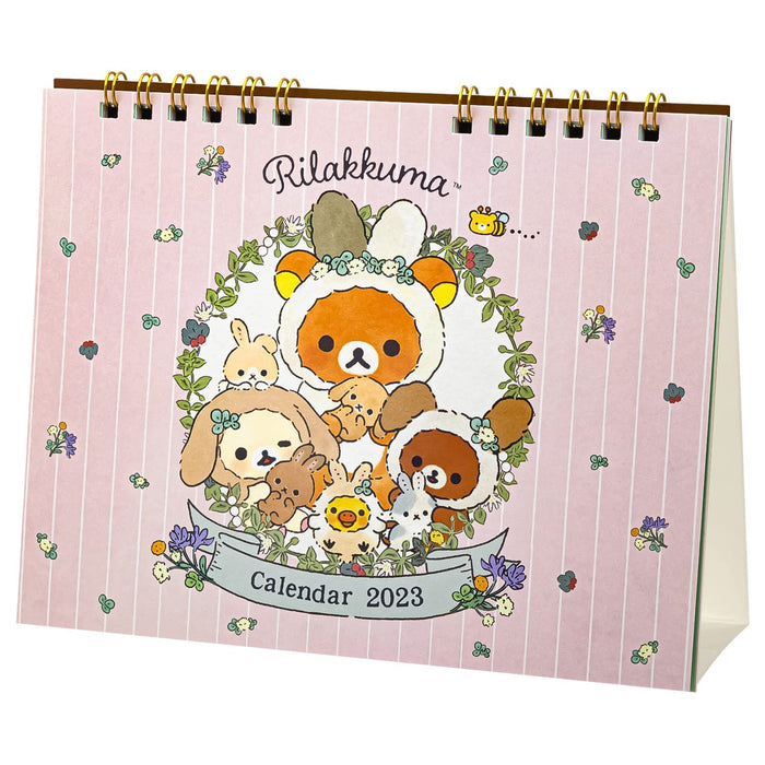 San-X Rilakkuma Calendar Tabletop CD37201 2023- Japan Figure Store - #1 Bring To You The Best Japanese Goods